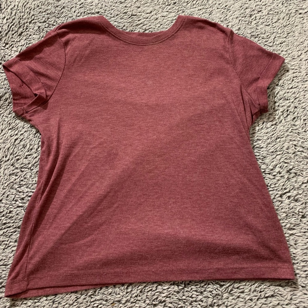 dusty pink basic t